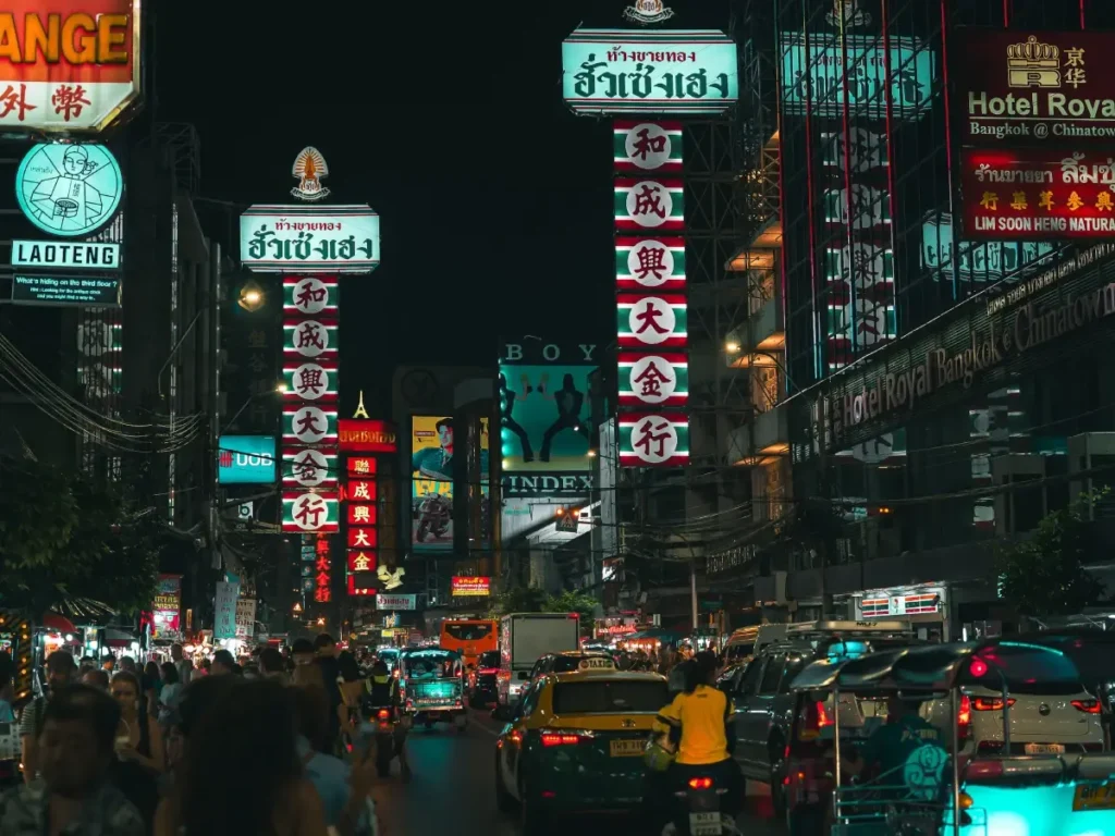 bangkok vip nightlife busy evening