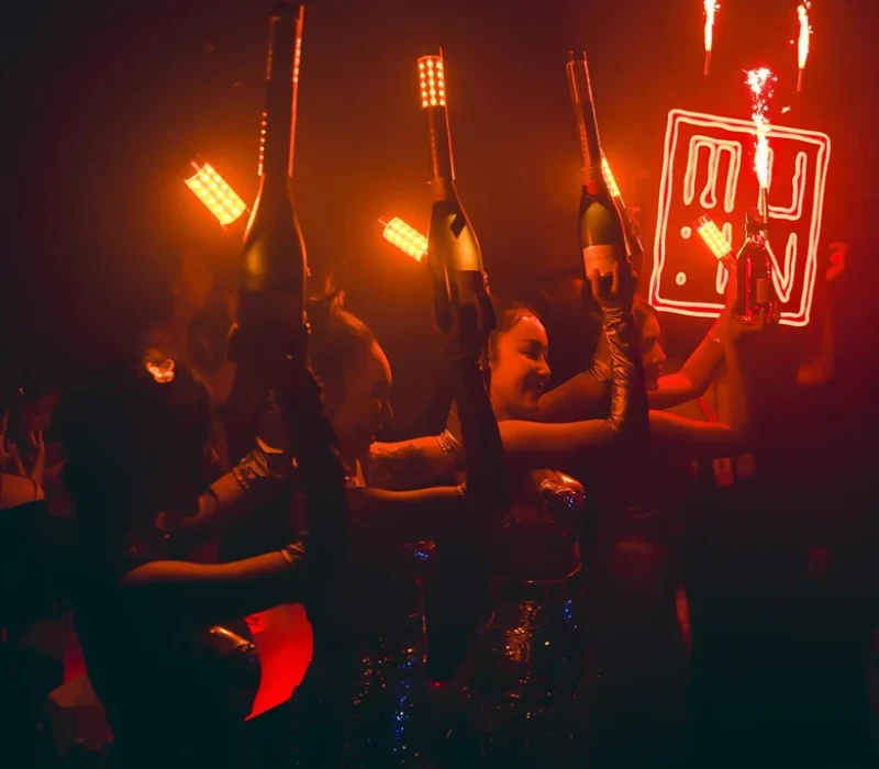 mu in bangkok. champagne show