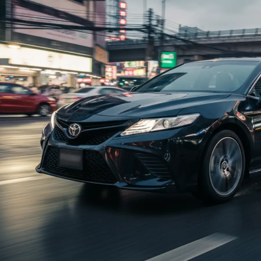 exclusive toyota camry in bangkok with chauffeur