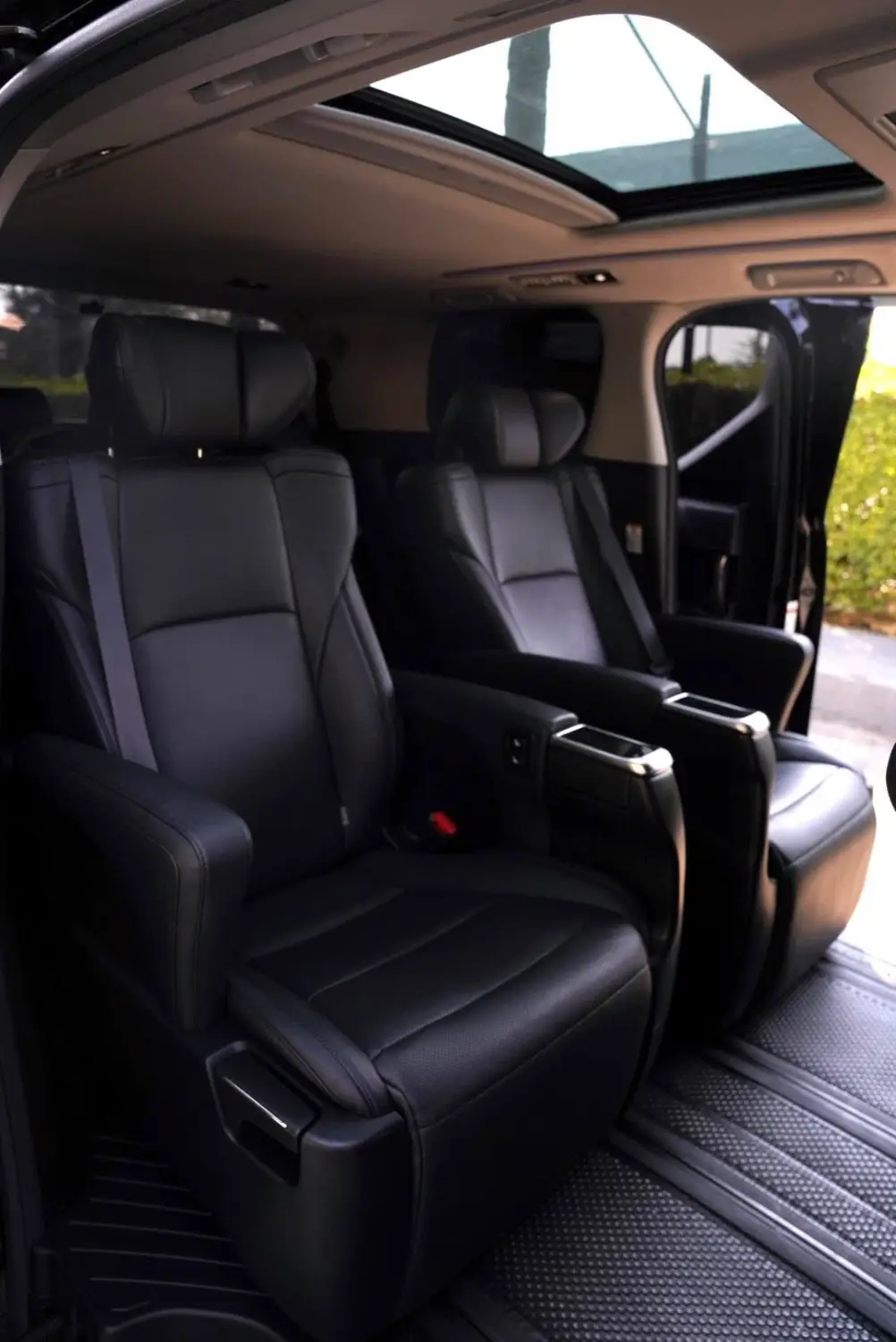 interior of toyota alpha