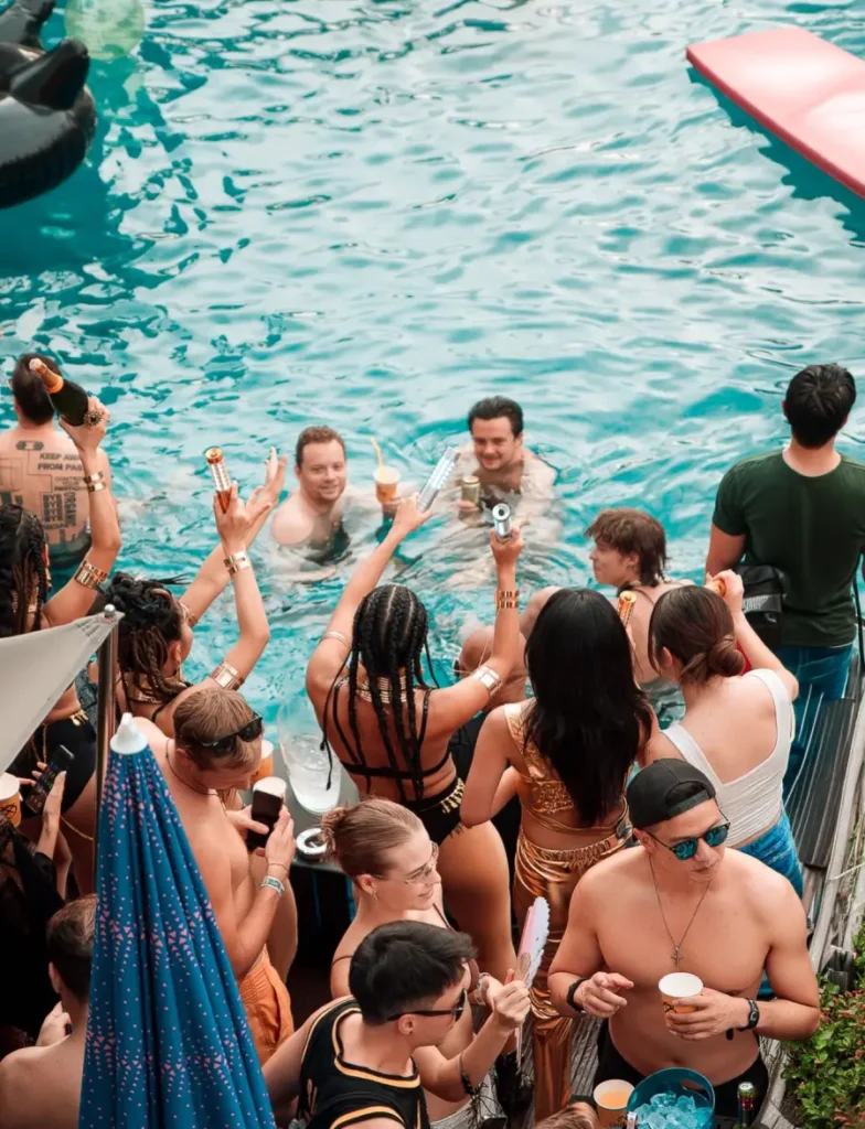 pool party organized by madstash