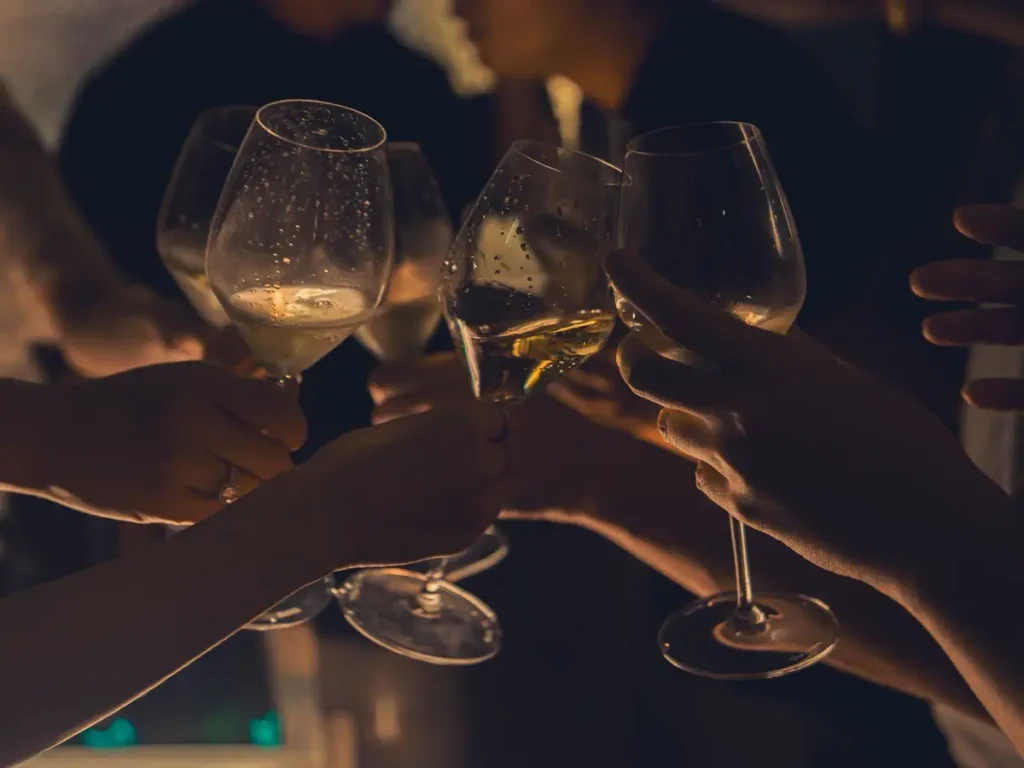 private event with champagne in bangkok
